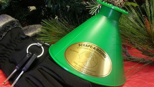 Scrape-A-Round Is The Ice Scraper For This Winter